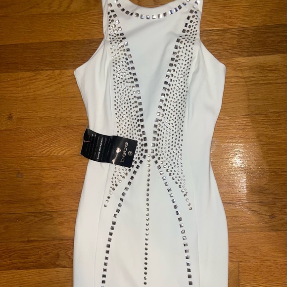 NWTS. Bebe Addiction Studded Dress - Picture 3 of 8